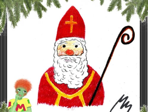 Melwin Melones Adventkalender geöffnetes Türchen 6 - Nikolaus